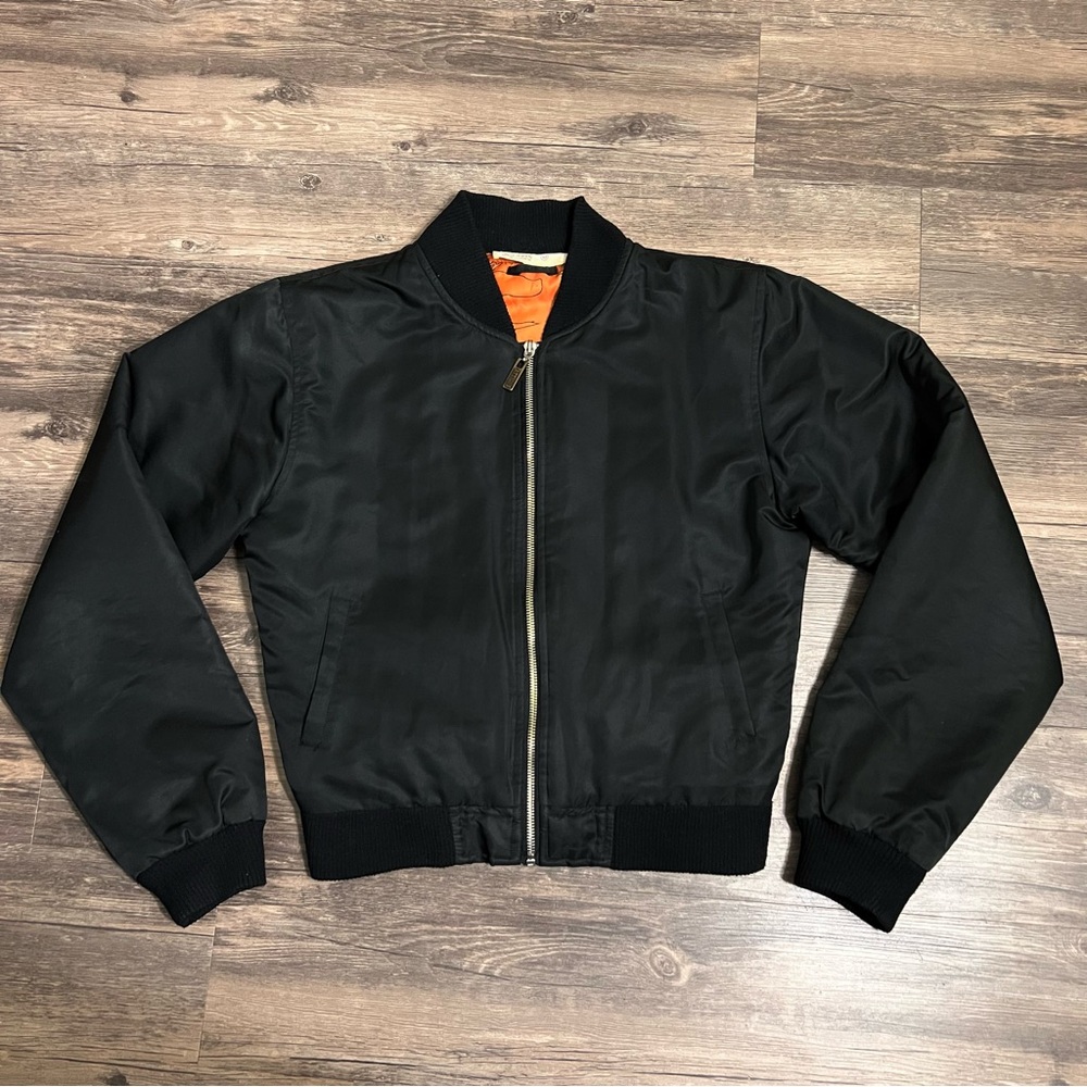 Vintage Atticus Women’s Bomber Jacket Rare Size Medium Black Y2K Blink 182